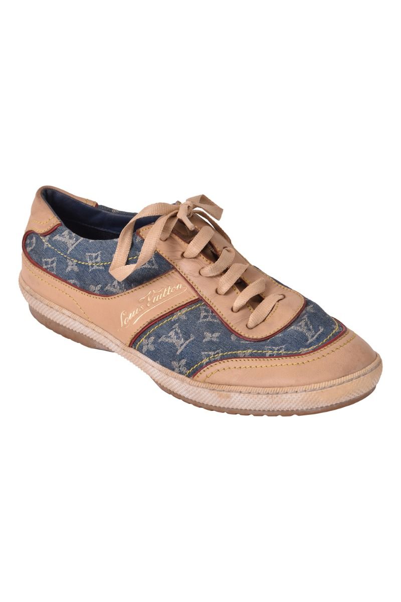 Limited Edition Louis Vuitton Monogram/Denim Sneakers in both