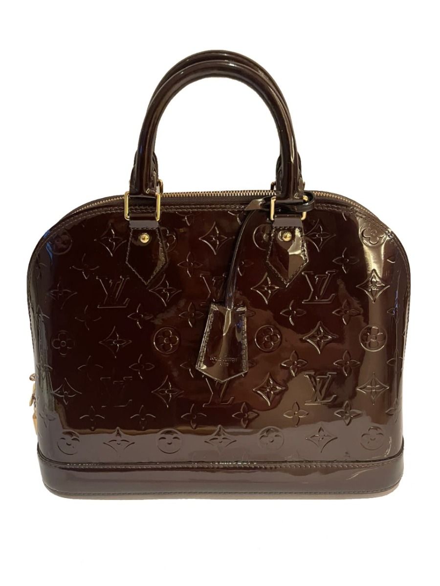 LOUIS VUITTON Alma PM Monogram Vintage LV Bag BA 0060 Authentic Brown