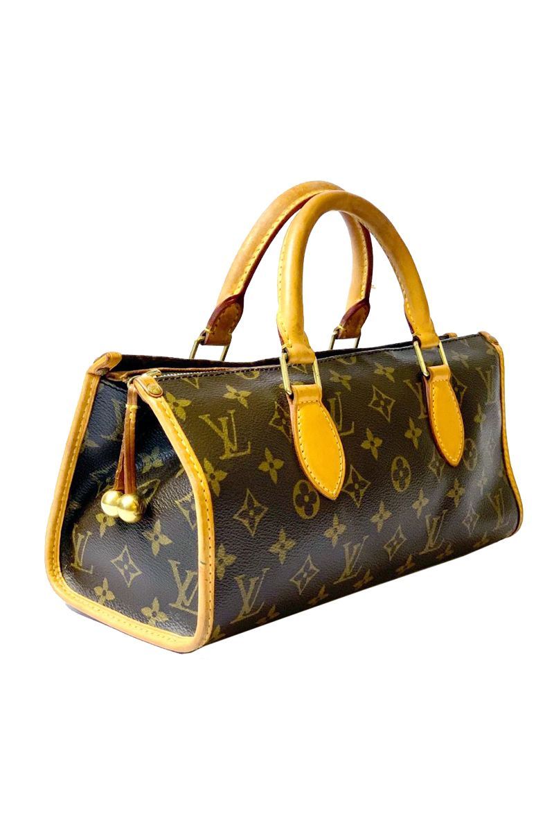 Popincourt leather handbag Louis Vuitton Brown in Leather - 37784034