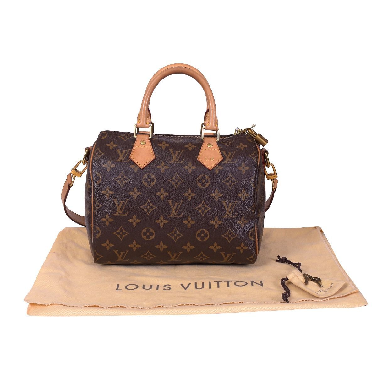 Louis Vuitton Monogram Speedy Bandoulière 25 Bag