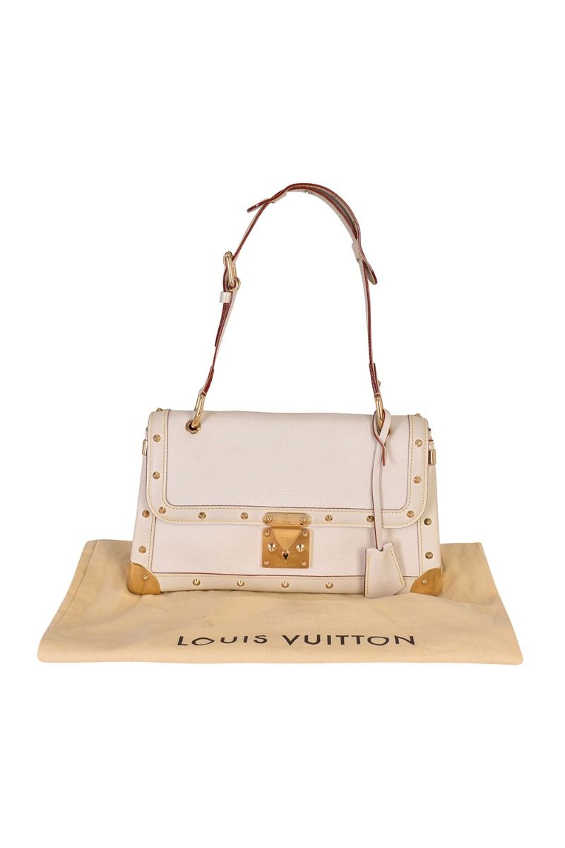 LOUIS VUITTON Suhali Le Talentueux Leather Shoulder Bag White