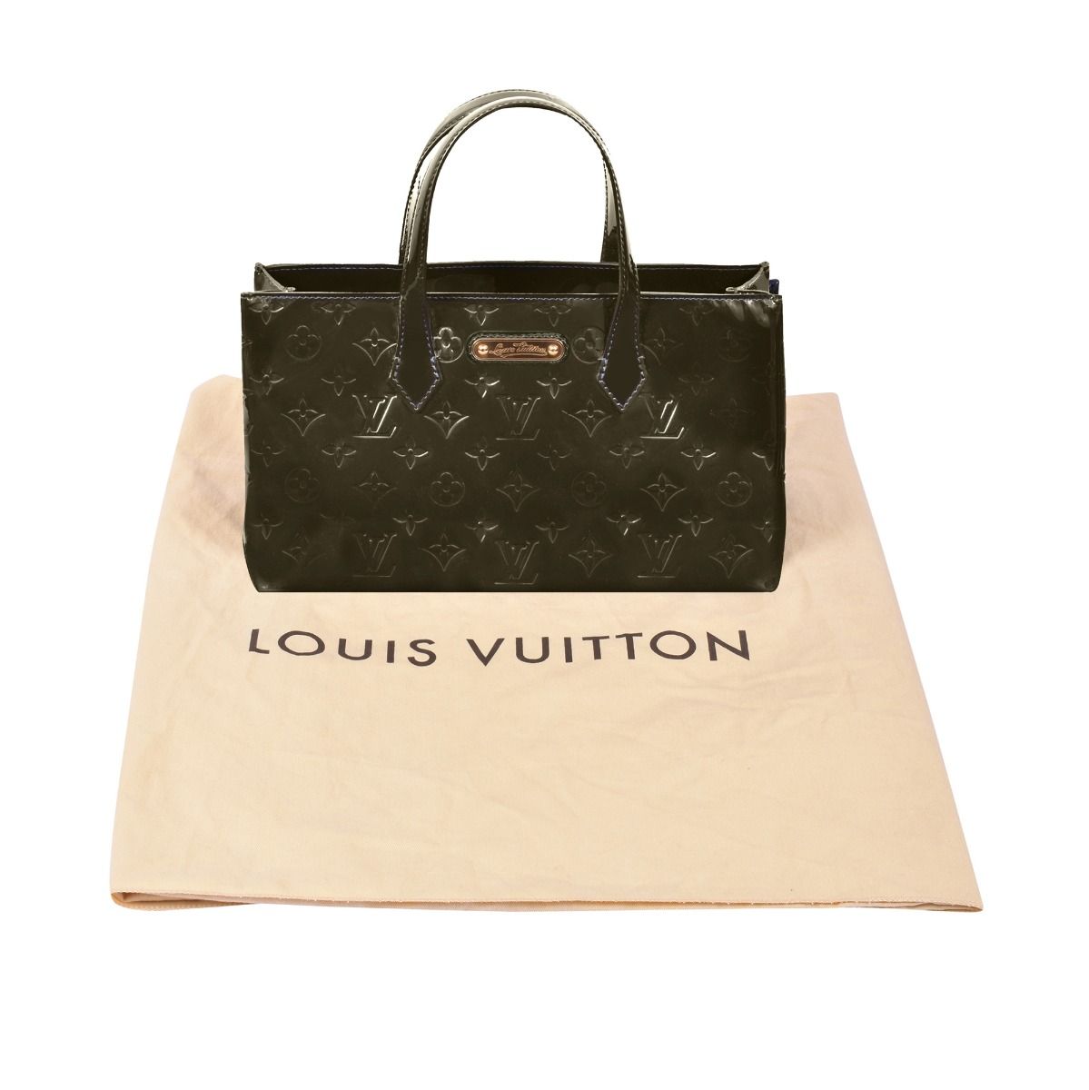 Louis Vuitton Wilshire PM Monogram Vernis Patent Leather Tote on